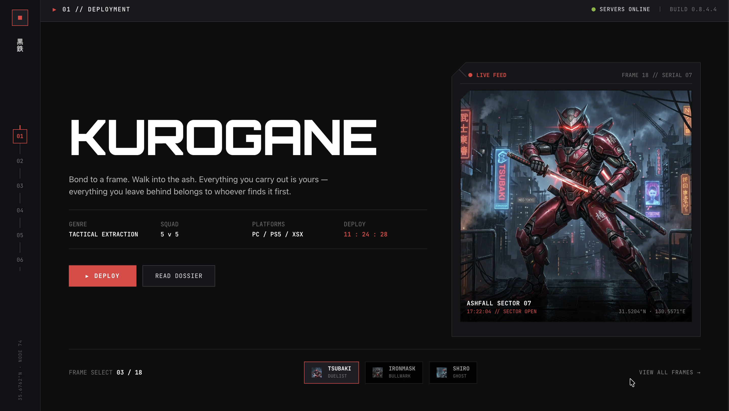 Kurogane Cyber-Mecha Interface